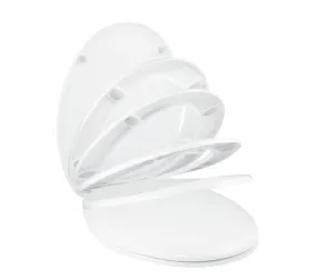 Abattant Wc Casual Line Chut Déclipsable Blanc