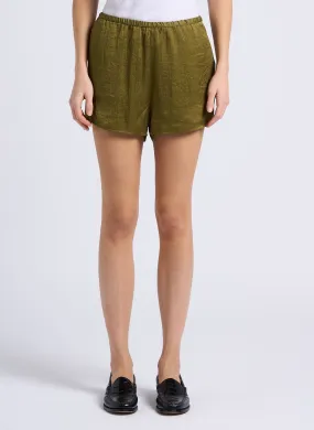 AMERICAN VINTAGE  Short satiné widland - Vert