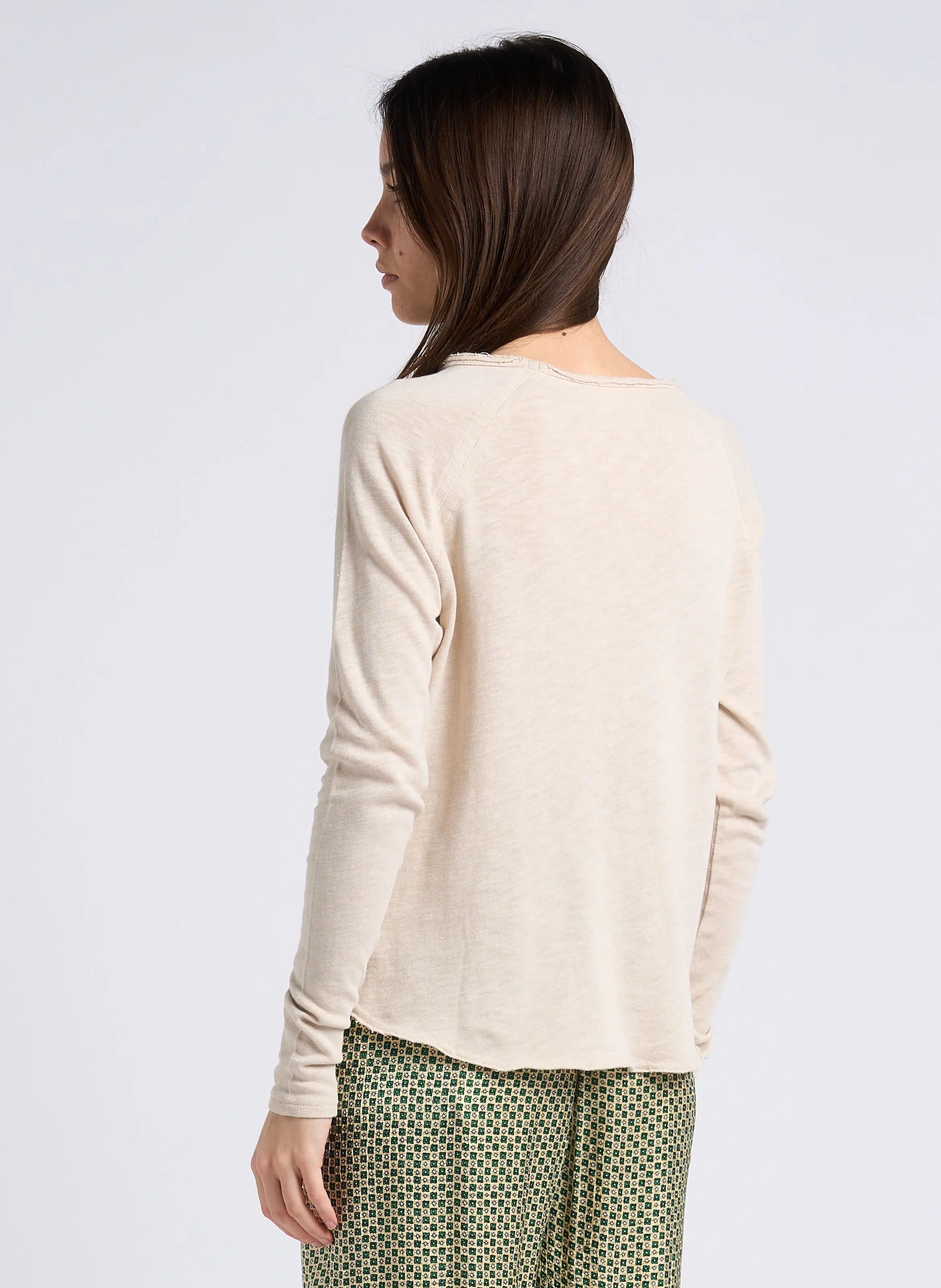 AMERICAN VINTAGE  Tee-shirt à col bateau en coton sonoma - Beige