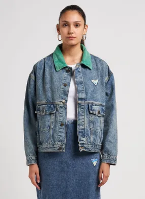 AMERICAN VINTAGE  Veste col classique en coton ample joybird - Bleu
