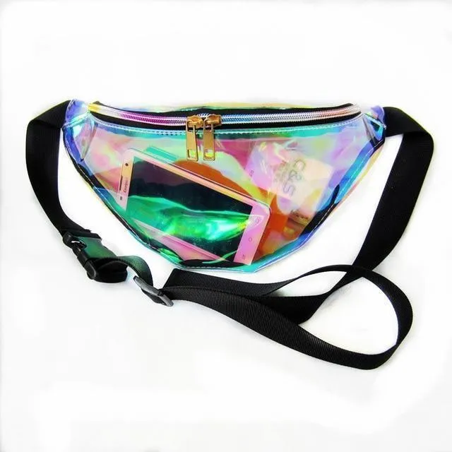 Banane Transparente LASER (Multicolore Arc-en-ciel)