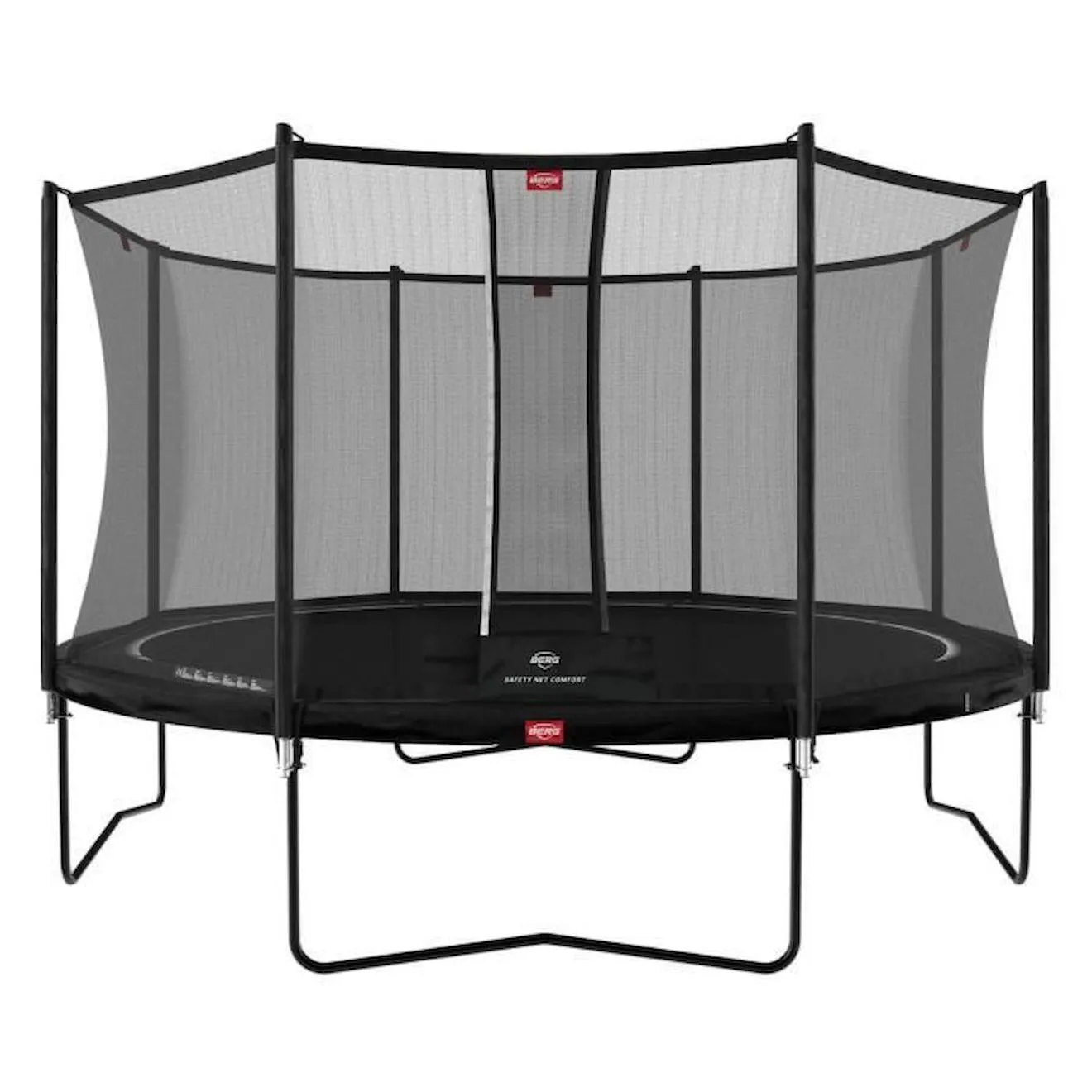 BERG - Favorit trampoline Regular 380 cm black + Safety Net Comfort noir - Berg Toys