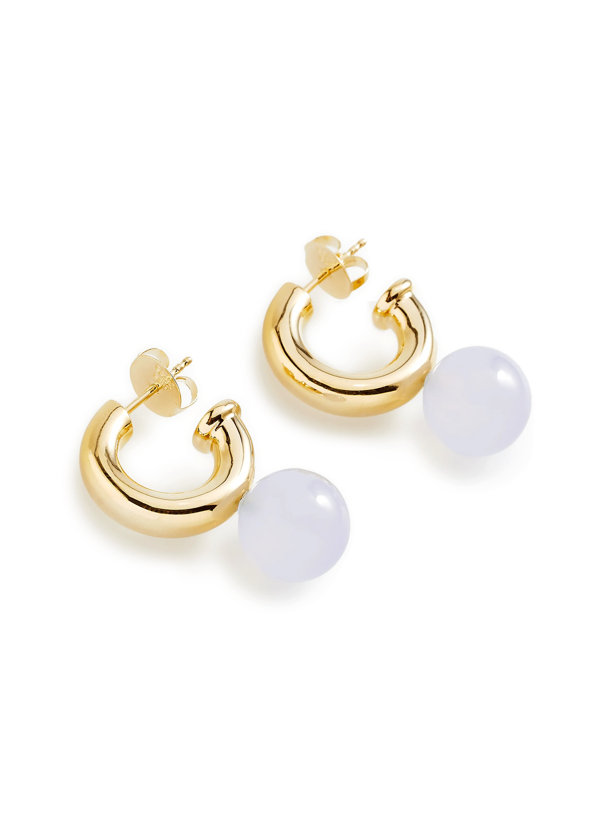 BOUCLES D'OREILLE EN LAITON - RAGBAG pour FEMME | Printemps