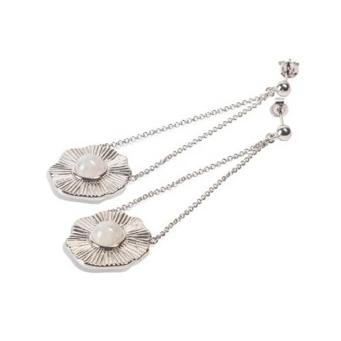 Boucles d'oreilles femme Kosma Paris Flora  - Argenté Blanc TS202440-R | 3 Suisses