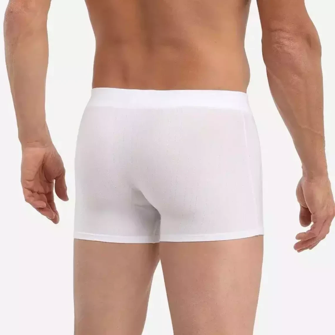 Boxer Blanc en coton | 3 Suisses
