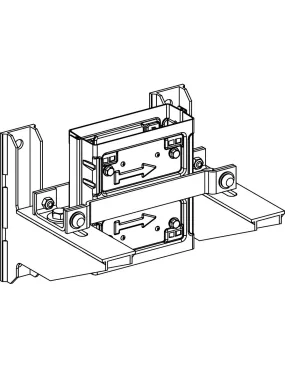 Canalis KSB support inférieur pour colonne montante 250A SCHNEIDER KSB250ZV1