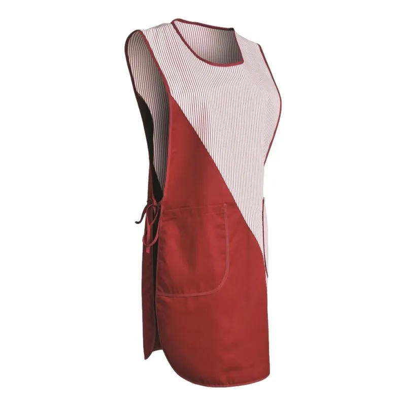 Chasuble femme Patricia Bordeaux et rayé - SNV