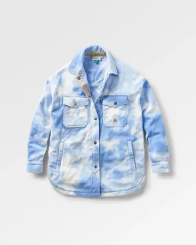 Chemise en polaire recyclée East - Tie Dye Cornflower