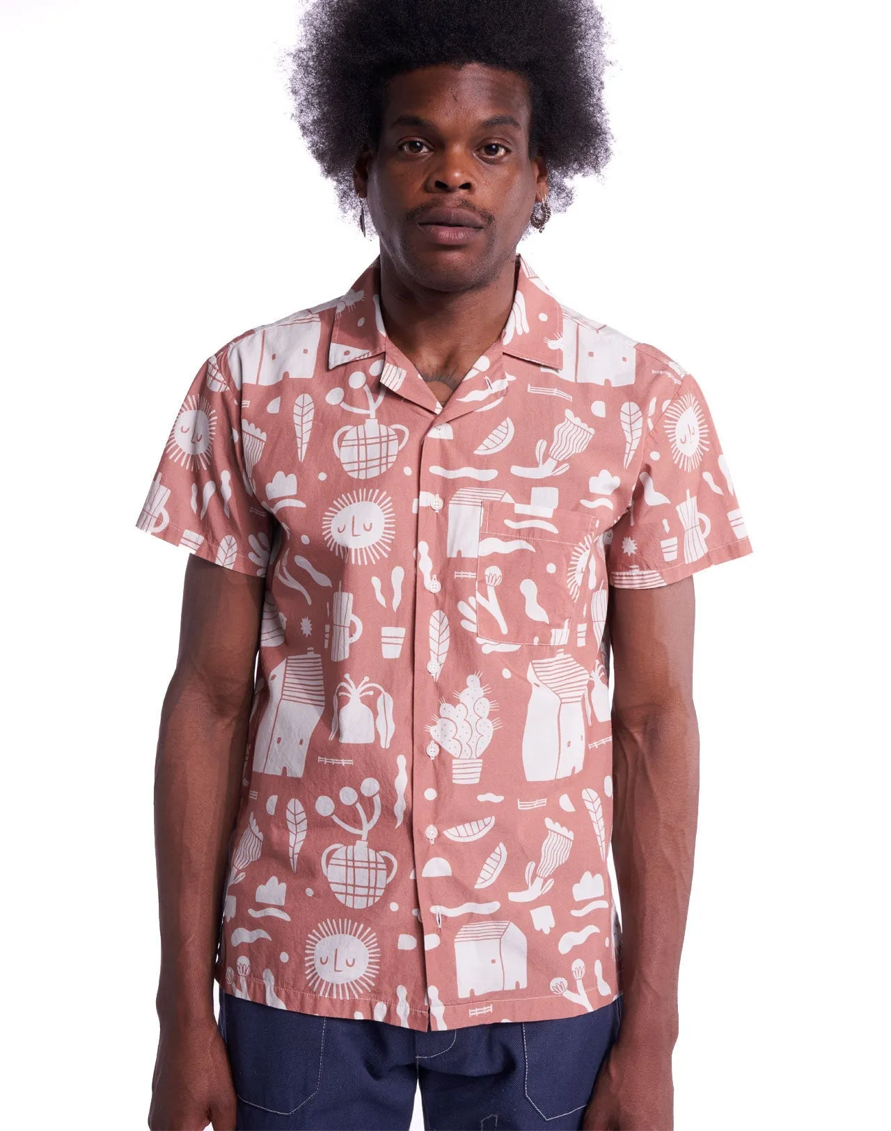 Chemise EUNICE MOTIF Grenat