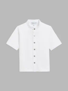 chemise pressions coton blanc