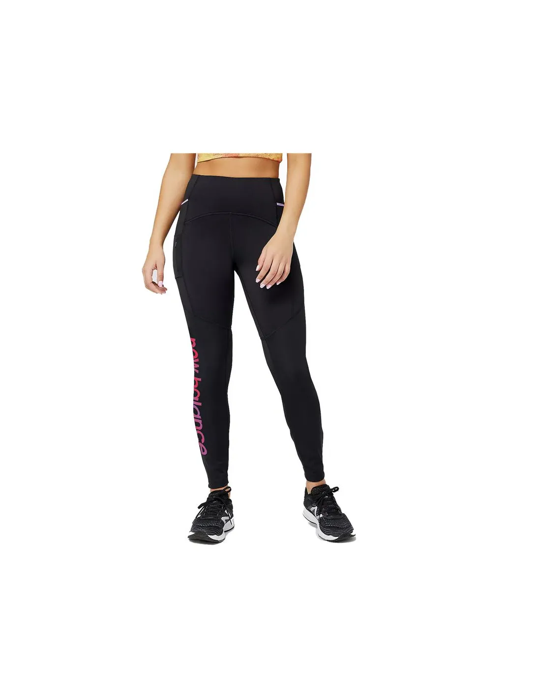 Collant de running New Balance Impact Run AT Heat Tight Women Black