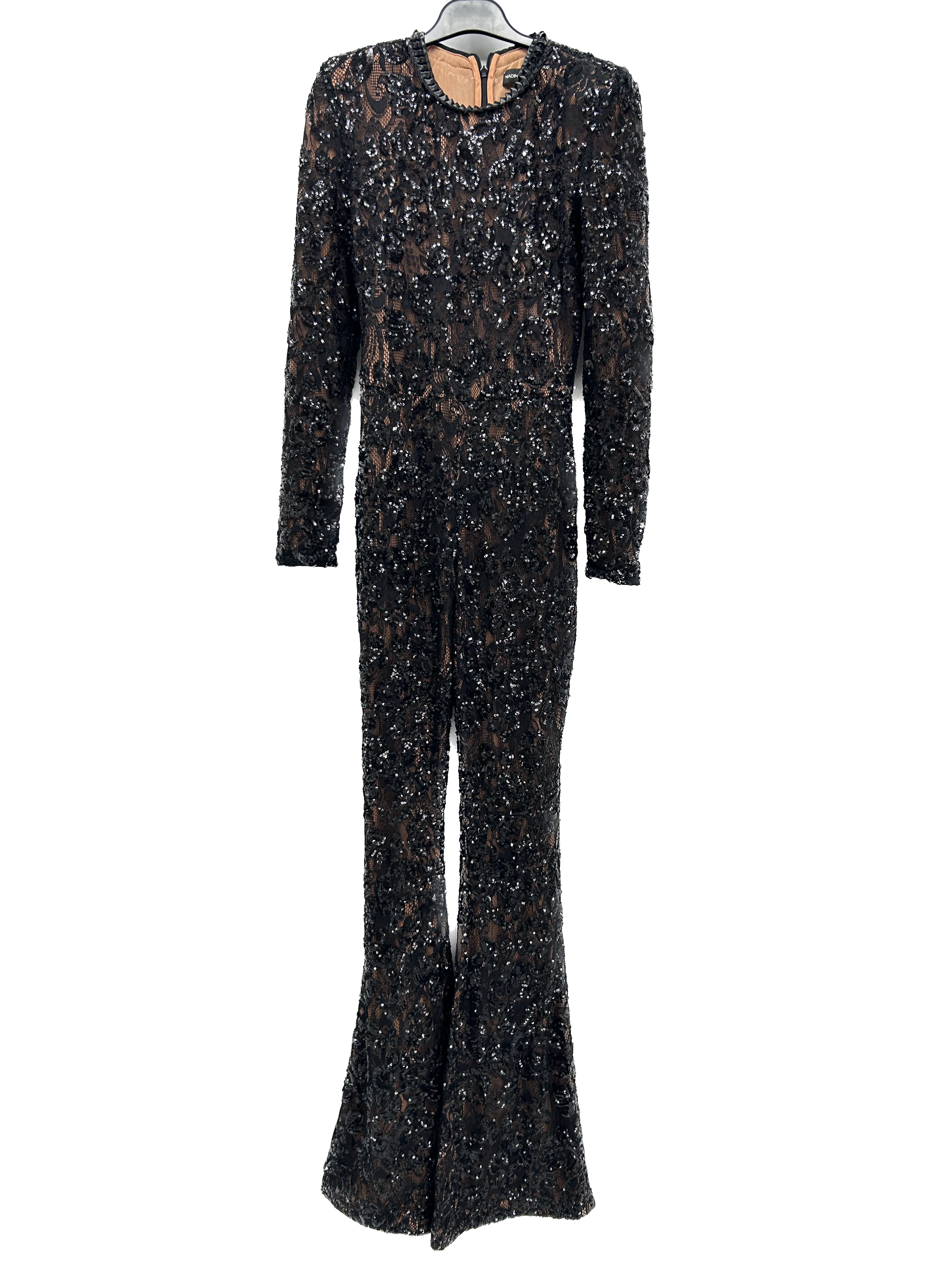 Combinaison noire à sequins