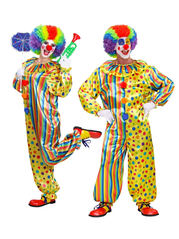 Déguisement Clown Adulte Multicolore (Combinaison)