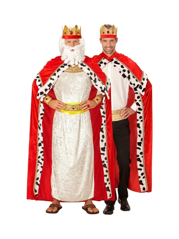 Déguisement de Roi Homme (cape, couronne)