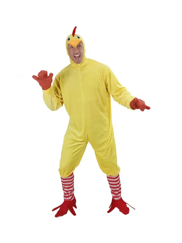 Déguisement Poulet Jaune - Soyez l'attraction plumeuse !
