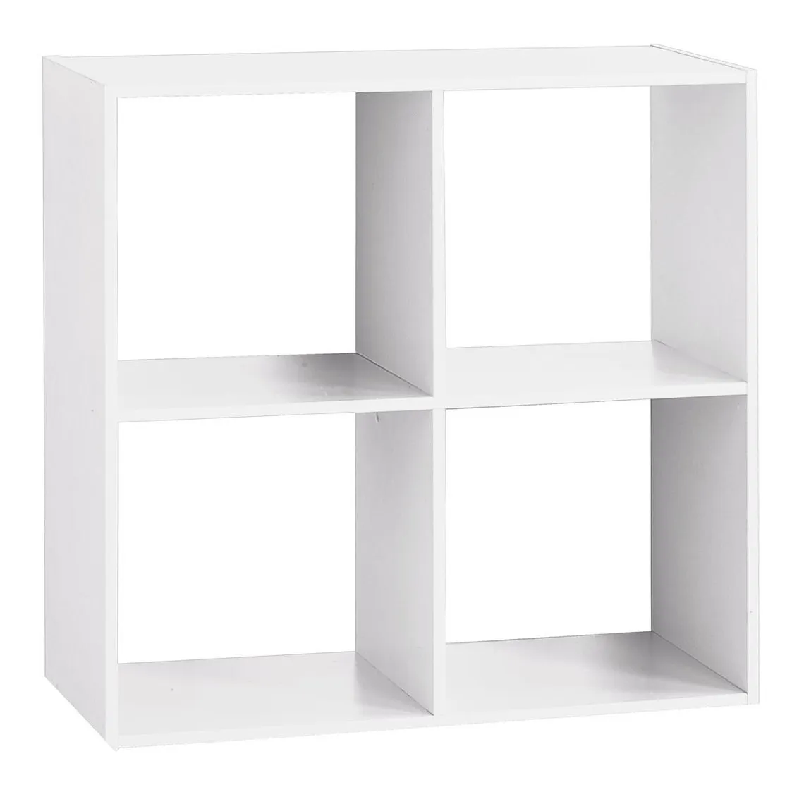 Étagère en Bois 4 Cases Mixe Blanc | 3 Suisses