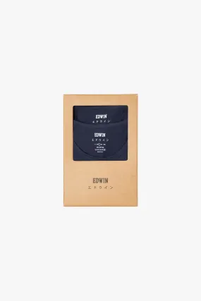 Edwin Double pack ss tee Navy - GRADUATE STORE