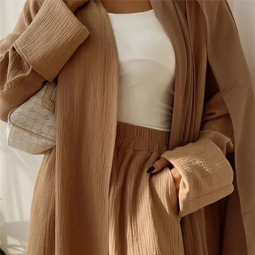 Ensemble Abaya pantalon DubaDrape