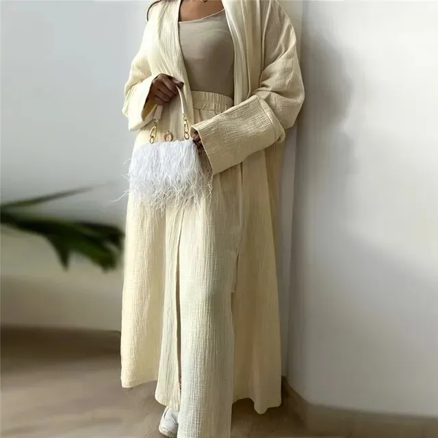 Ensemble Abaya pantalon DubaDrape