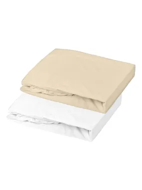 Ensemble bébé avec 1 alèse + 1 drap housse - Jaune