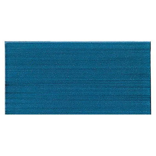 Francesco De Maio Cotto a Mano Pennellati Turchese Esagono Lungo 20x40 cm 