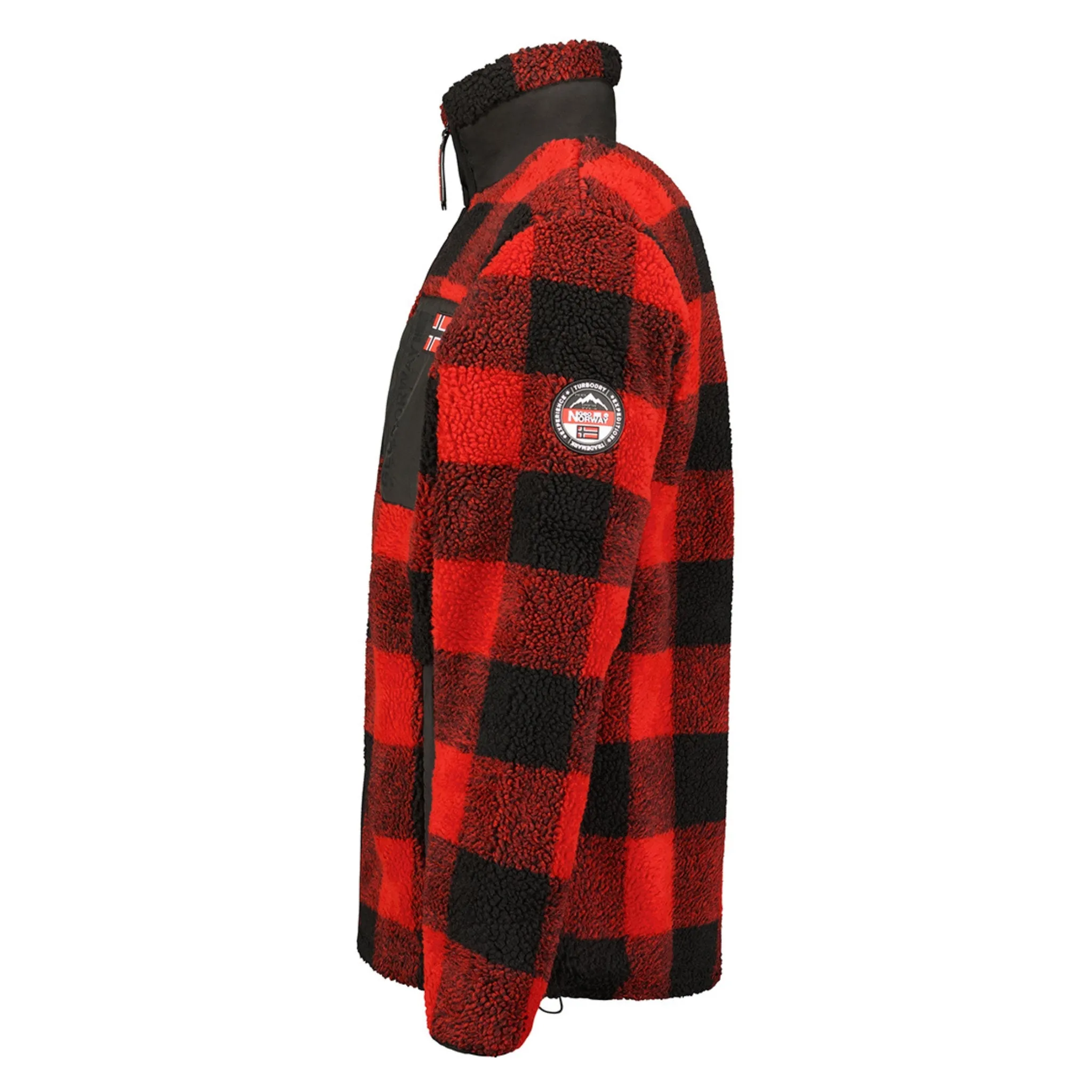 Geographical Norway Tripoli Homme - Polaire à carreaux Rouge