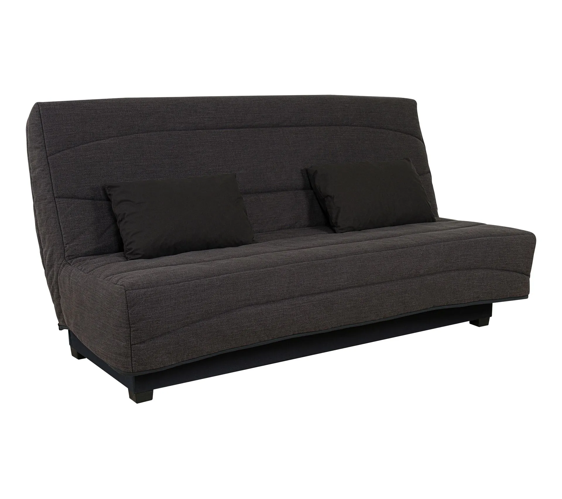 Housse DECO clic-clac 140 cm  Tissu CAPE charbon