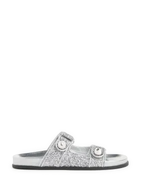 JIMMY CHOO  Sandales métallisé  - Argent