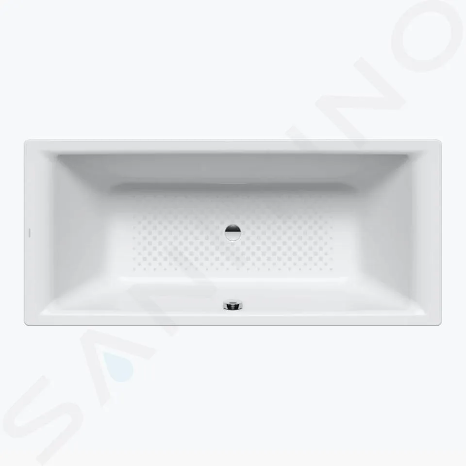 Kaldewei Ambiente - Baignoire rectangulaire Puro Duo 664, 180x80 cm, blanc 266434010001