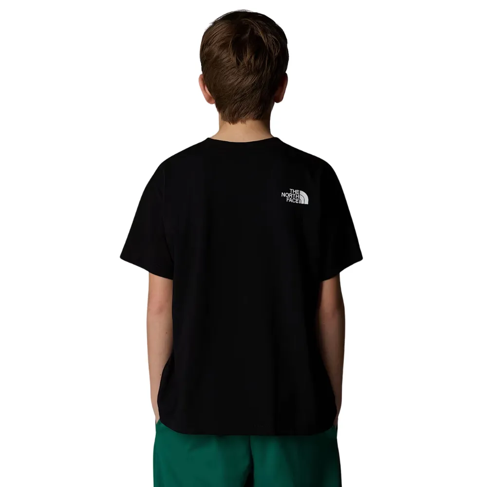 Kids Varsity Graphic Oversized T-Shirt TNF Black