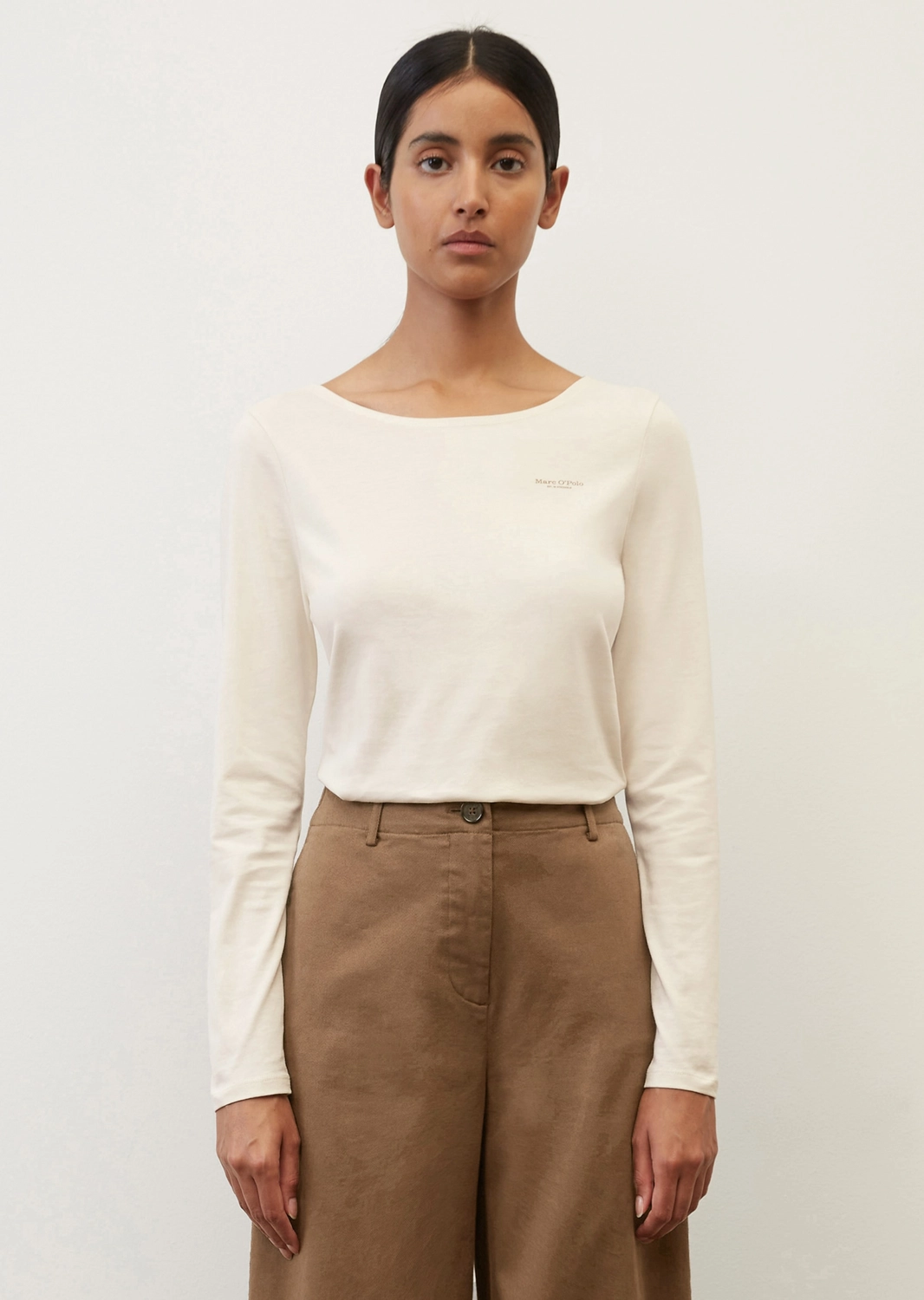 Manches Longues Marc O'Polo Women 208218352007 Chalky Sand
