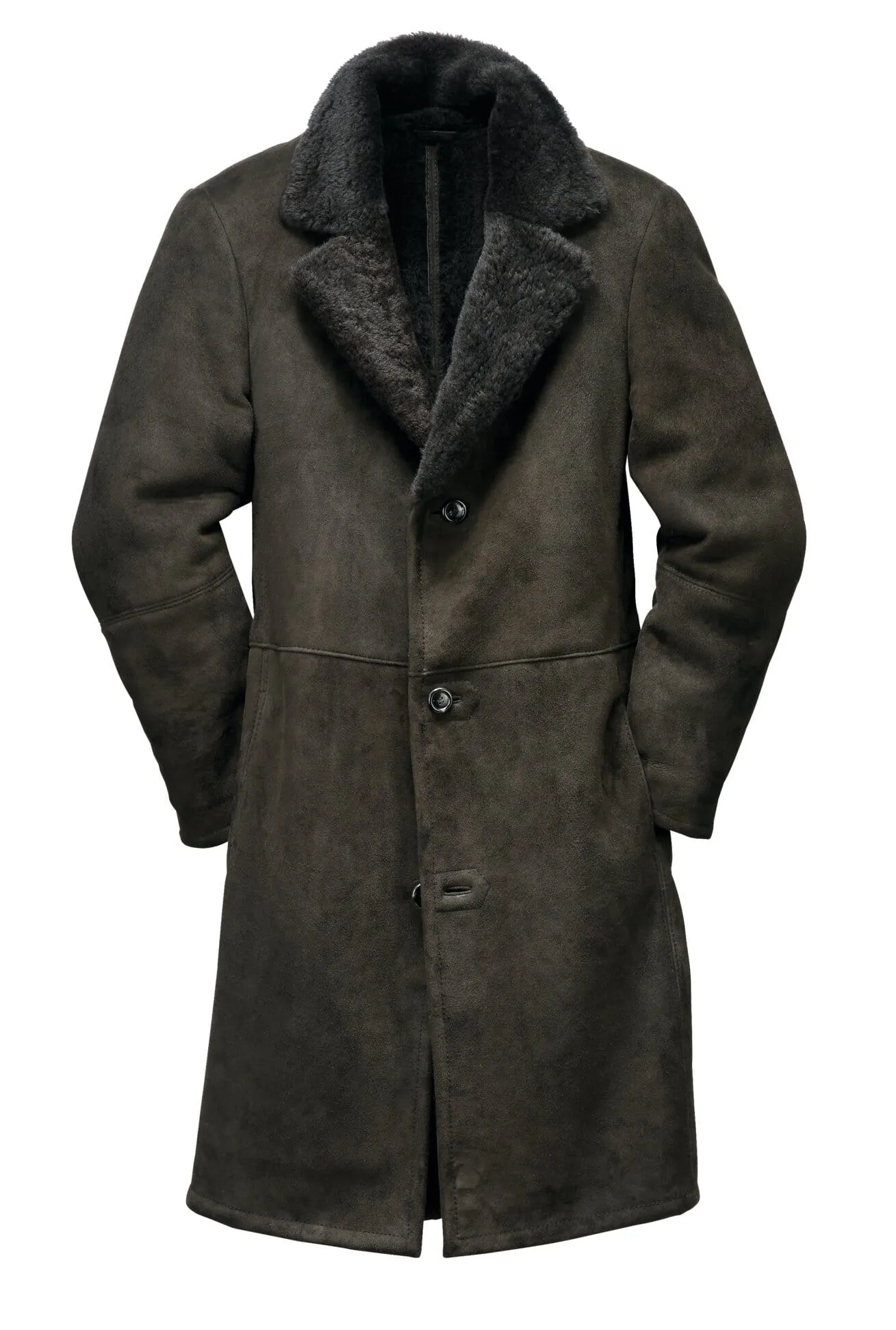 Manteau homme en mouton d'Islande