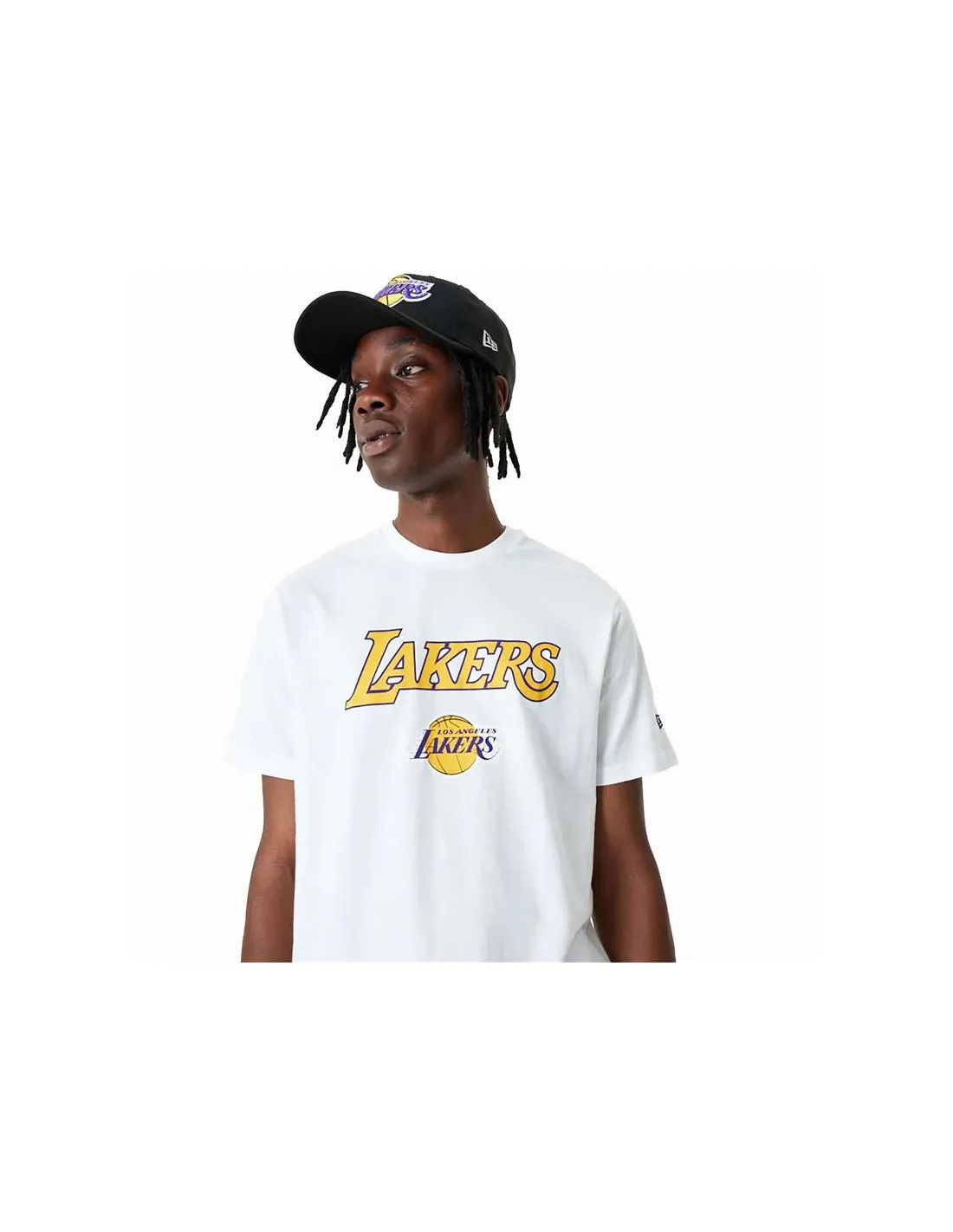 New Era NBA LA Lakers T-Shirt homme blanc