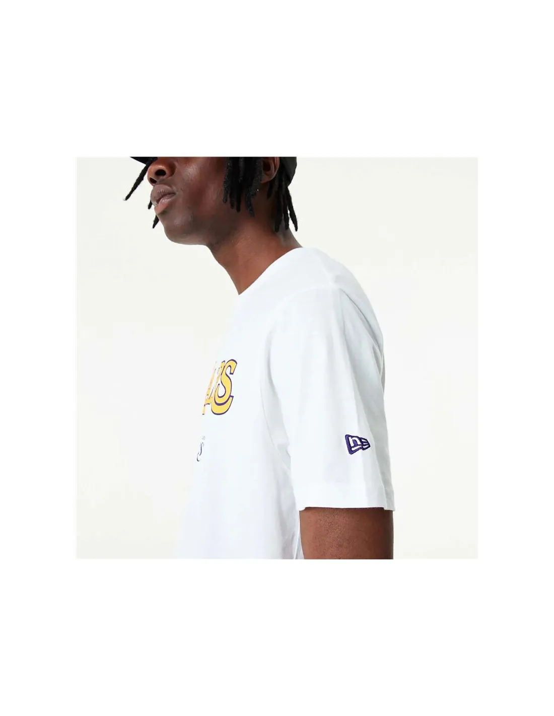 New Era NBA LA Lakers T-Shirt homme blanc