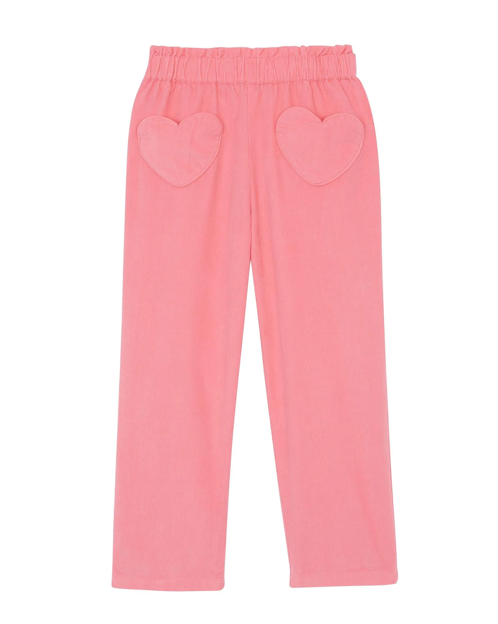 Pantalon - Duck rose en velours