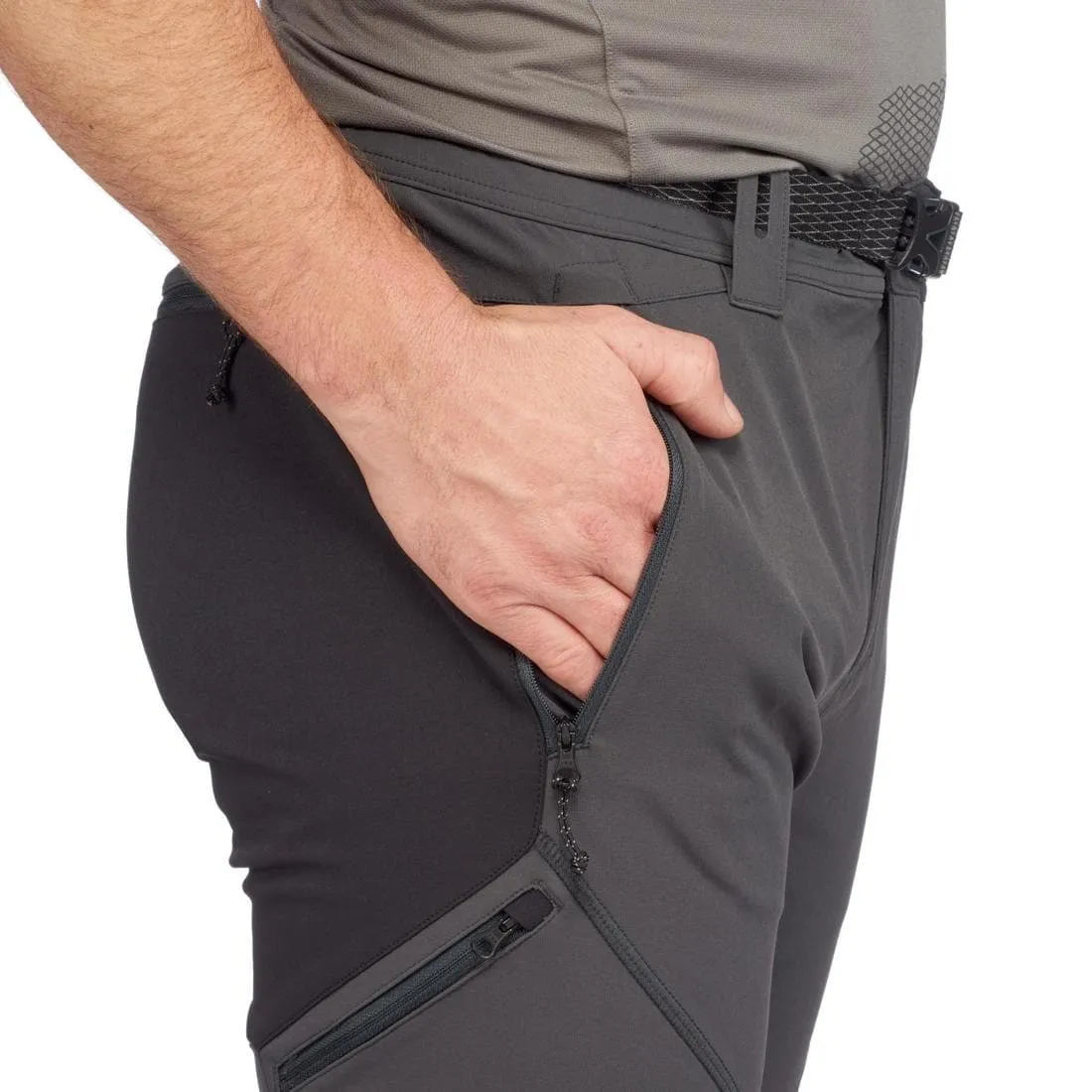 Pantalon déperlant et coupe vent de trek montagne - MT900 homme