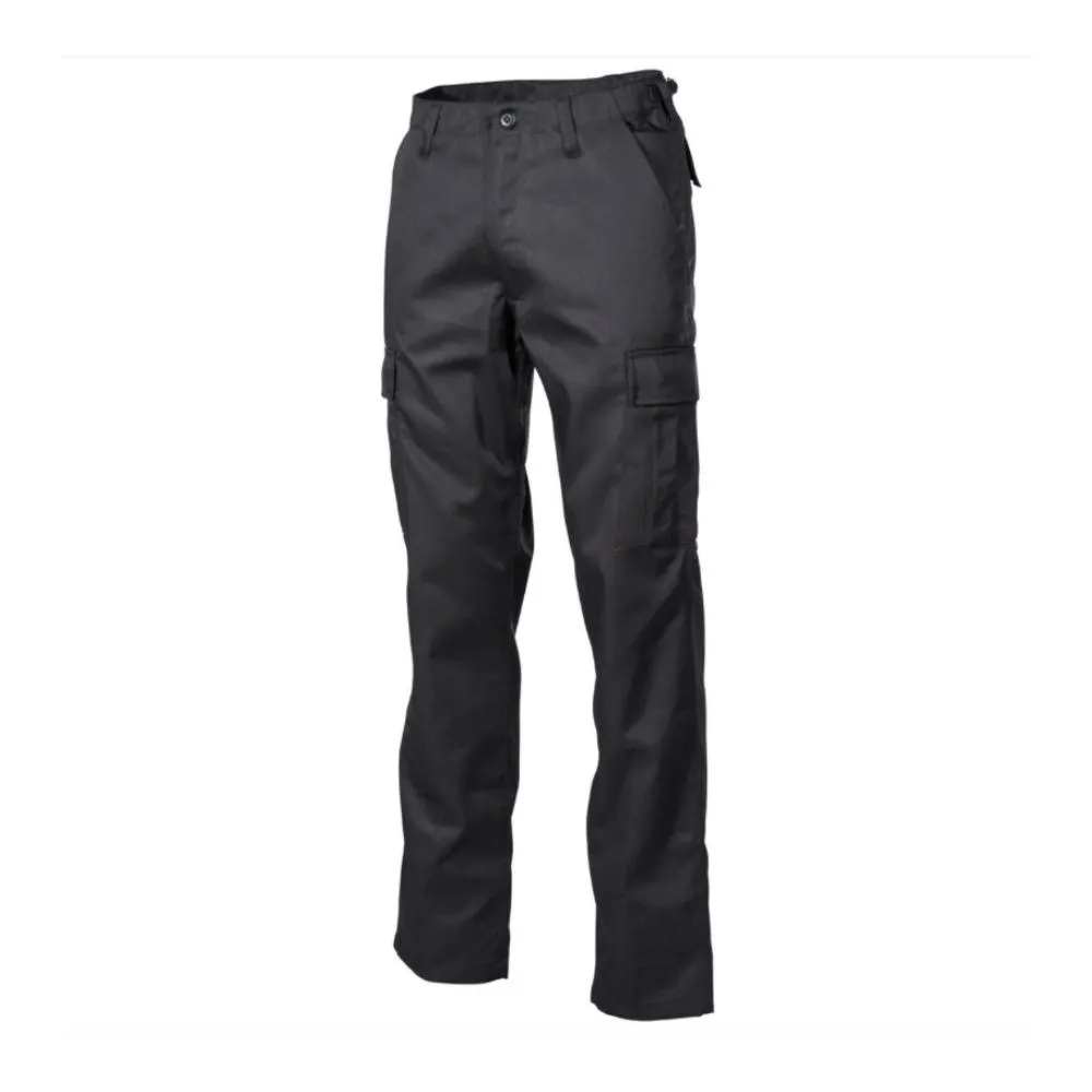 PANTALON US TYPE BDU NOIR SECURITE MARQUE MFH