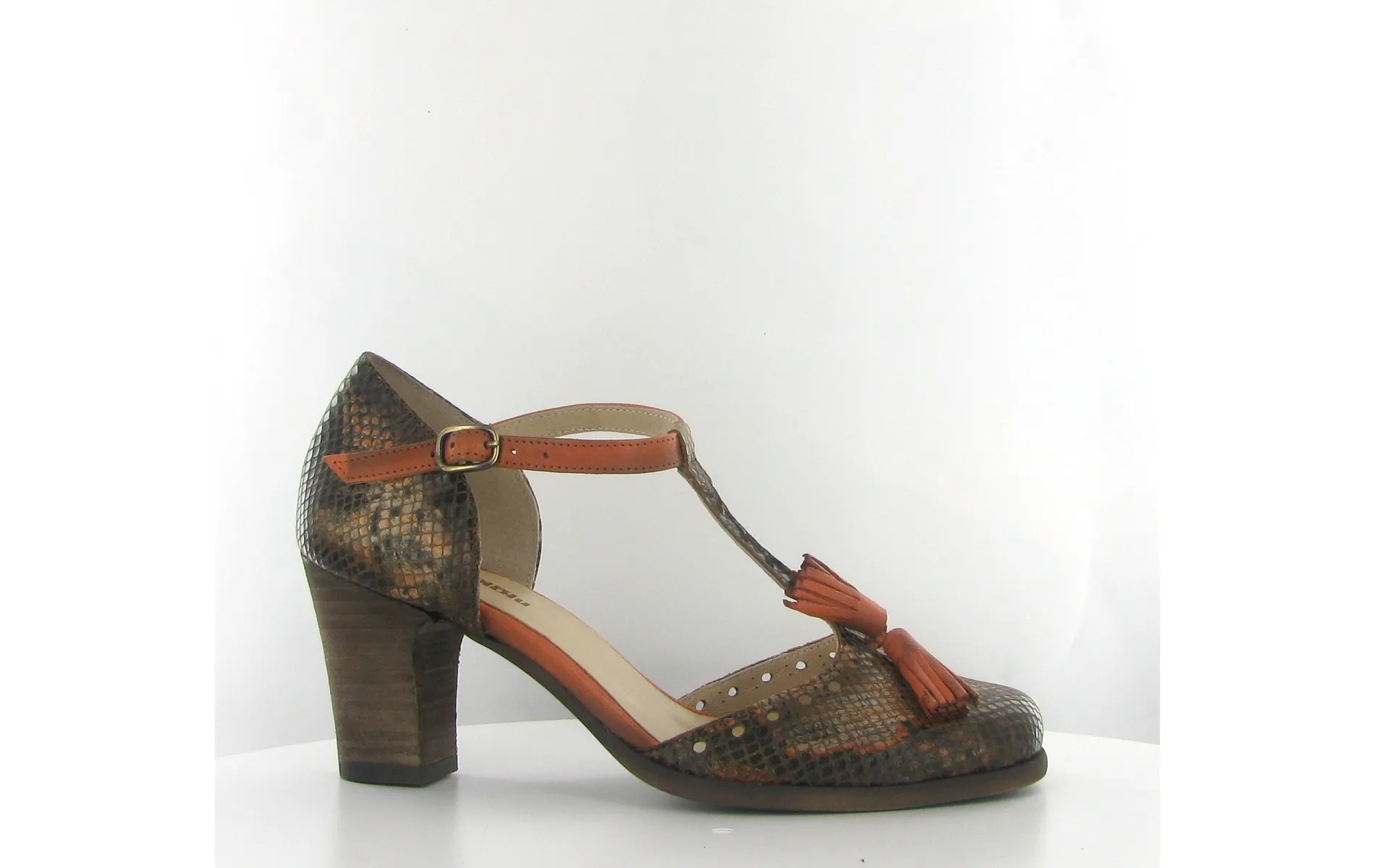 Pinto di blu escarpins 62964 orange