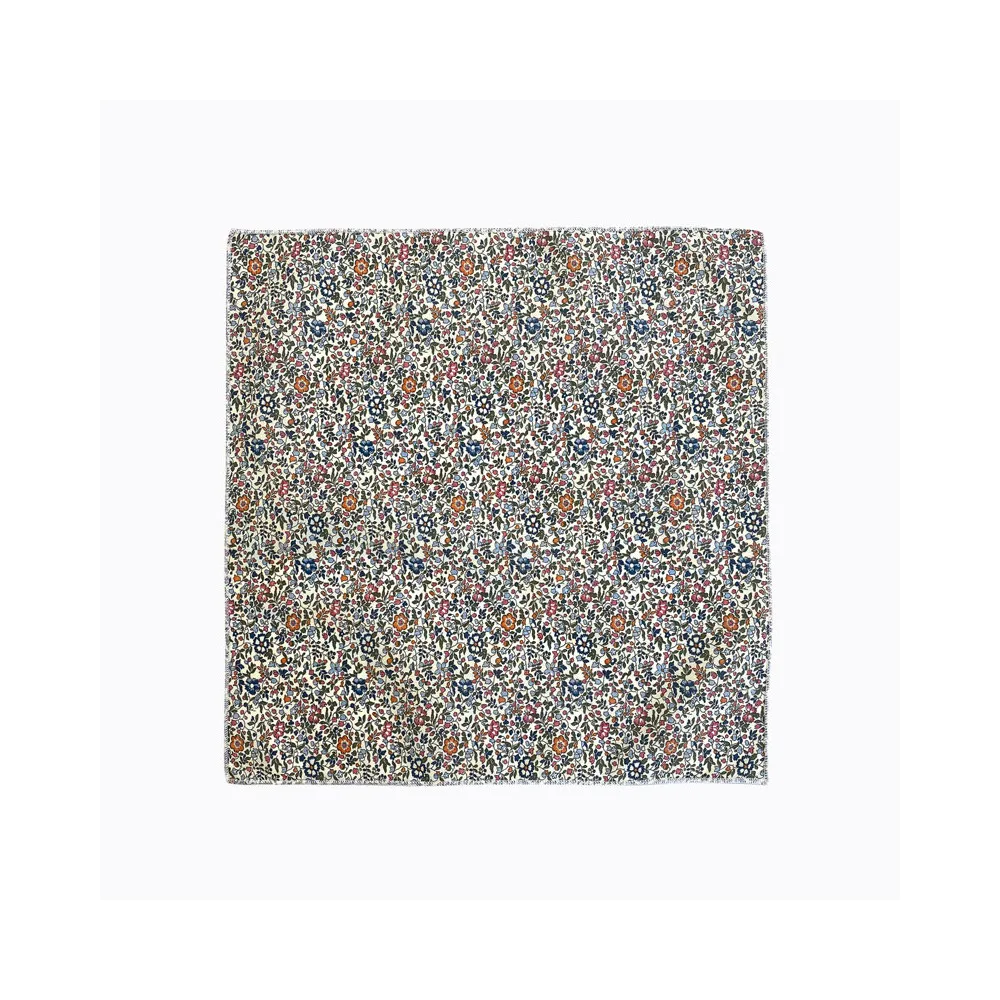 Pochette Les Ateliers Grège Cérémonie Liberty Floral Multicolore