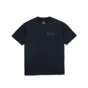Polar Skate Co tee Stroke Logo navy blue