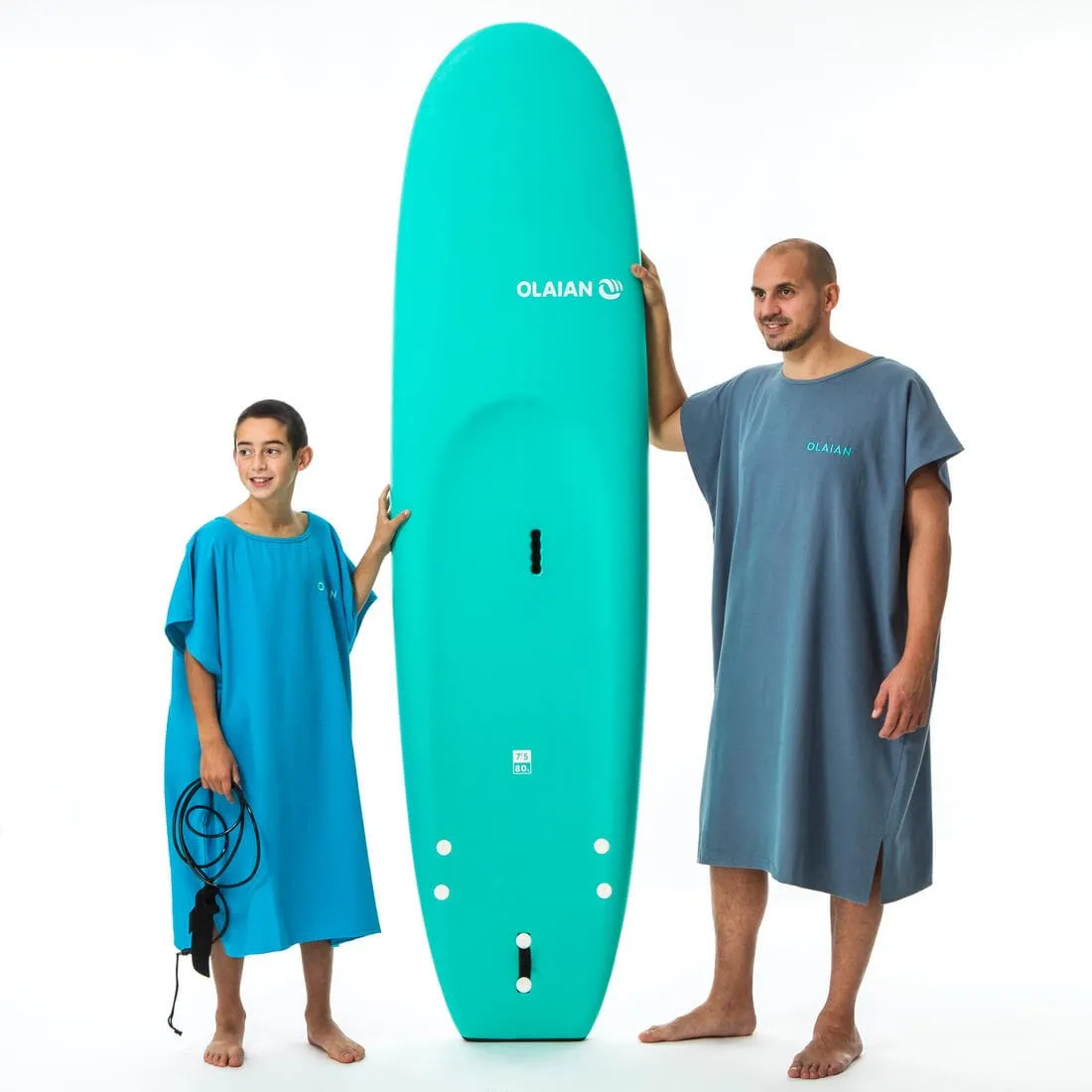 Poncho surf Enfant - 100 bleu
