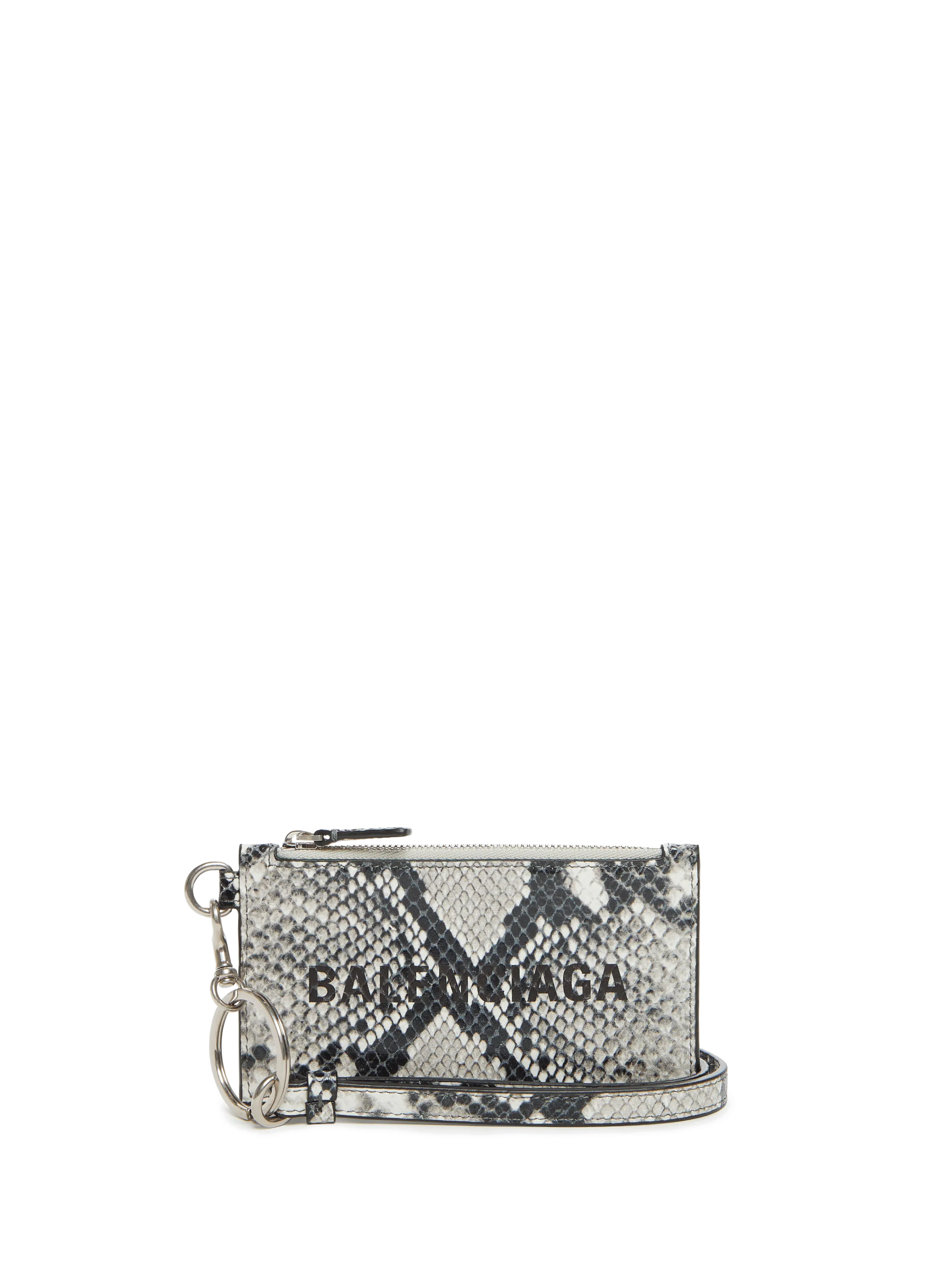 PORTE-CARTES CASH EN CUIR EMBOSSé CROCODILE - BALENCIAGA pour FEMME | Printemps