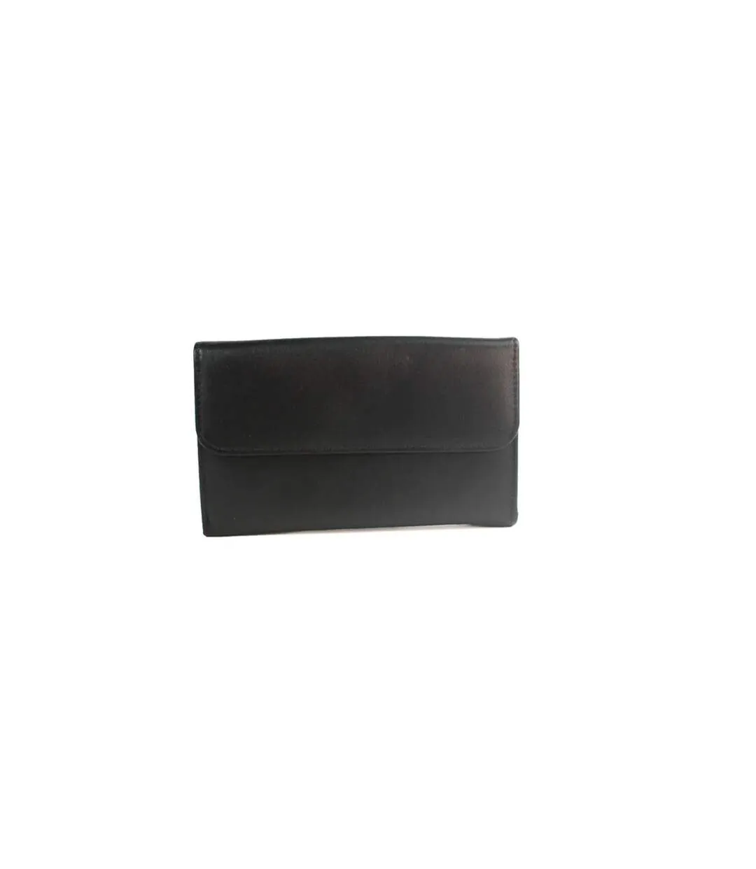 Porte-monnaie bridget taille unique noir / rouge Eastern Counties Leather