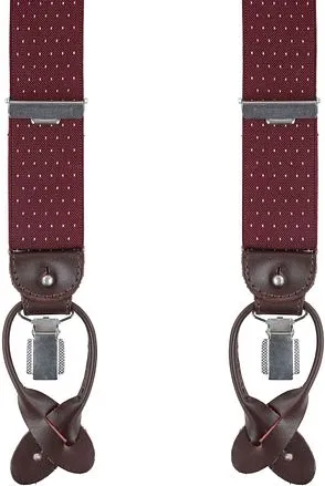 Profuomo Bretelles de luxe Bordeaux-Blanc PP1L00003C command