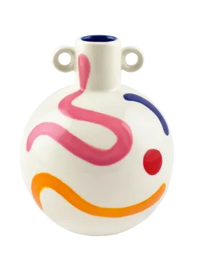 QUE RICO  Vase Lucia Folie - Multicolore