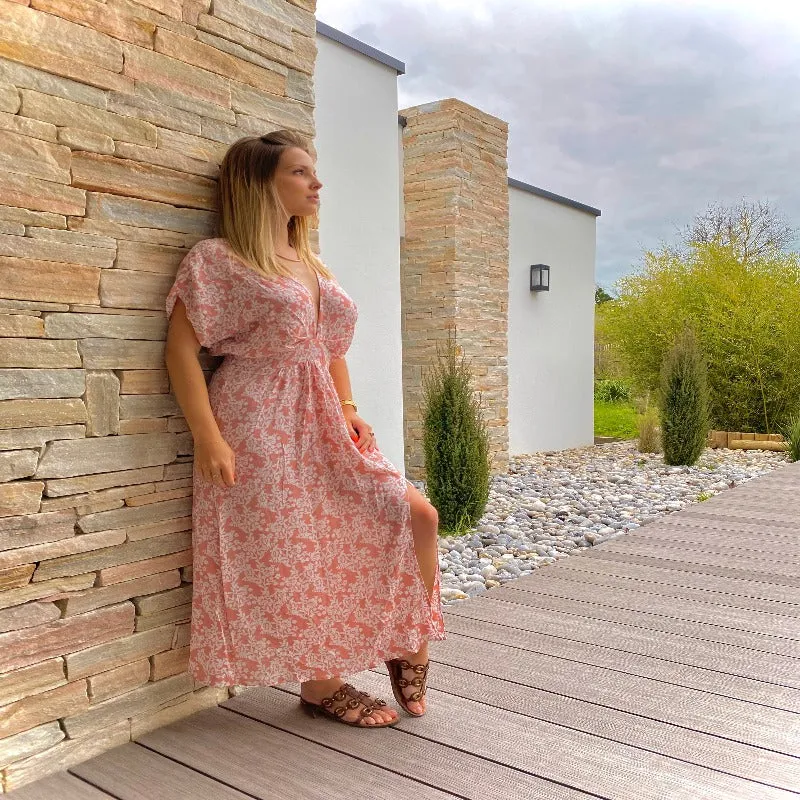Robe Bohème Rose Poudré