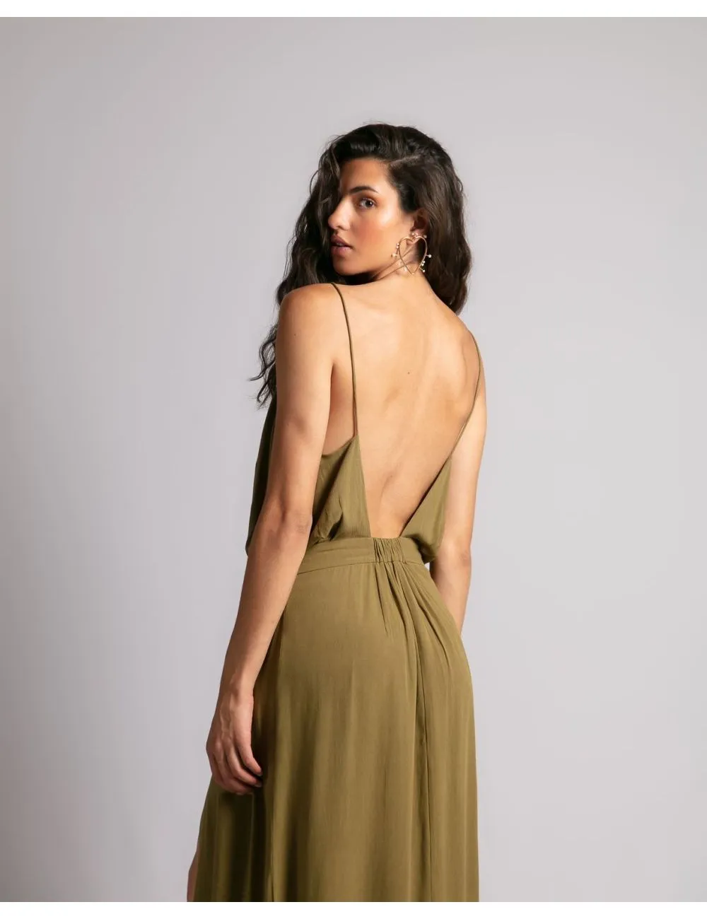Robe Longue Faustina Earth