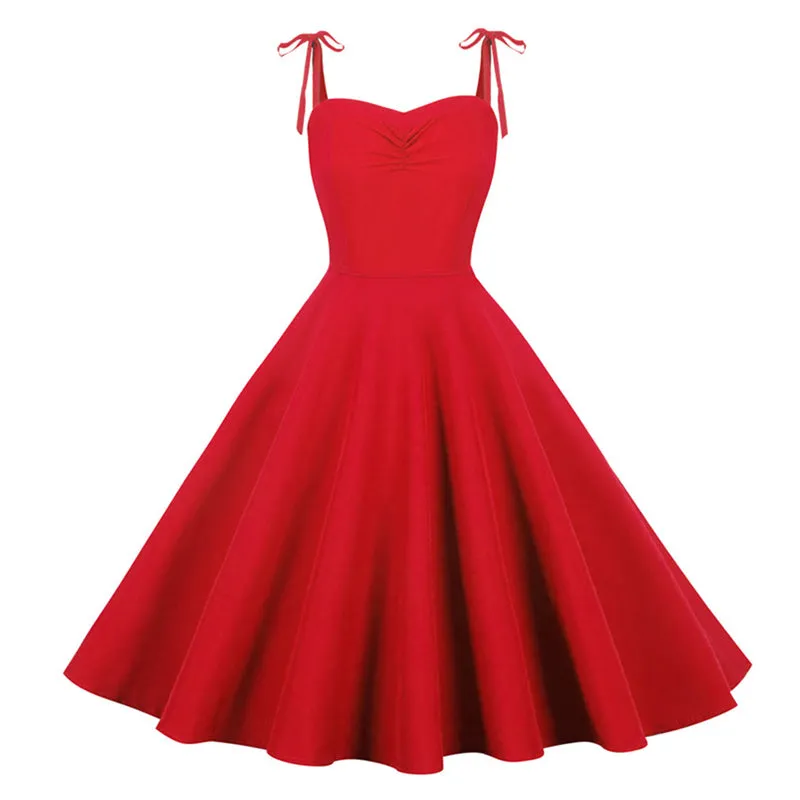Robe Rétro Rouge