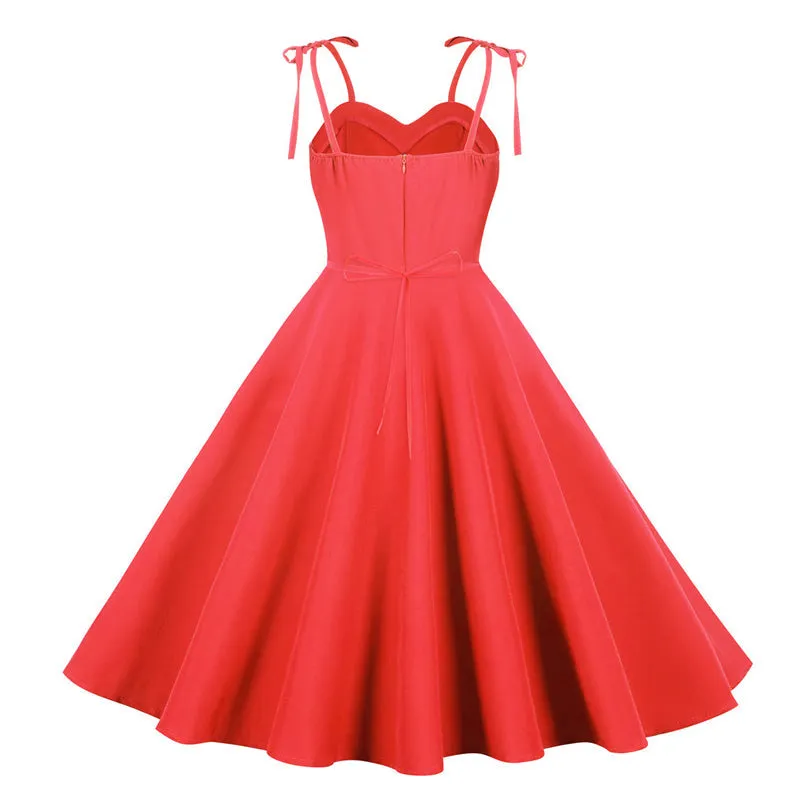 Robe Rétro Rouge