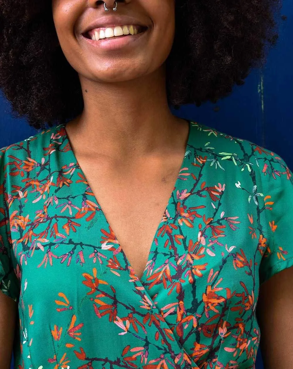 Robe Zuras kimono à manches papillons, 100% EcoVero